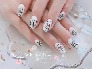 ネイル MiKi Nai池袋 長さだし得意のネイルデザイン