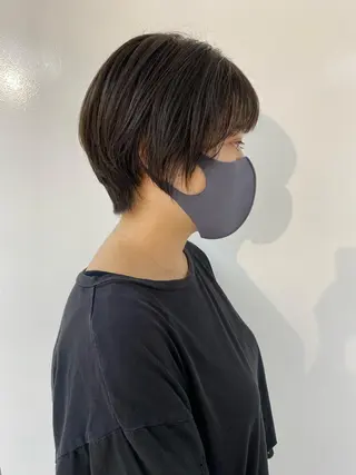 ショート カラー 🍸nana/透明感 カラー/レイヤー✨のヘアスタイル