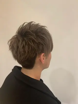 ショート カラー メンズ 新井啓介 宇都宮美容師のヘアスタイル