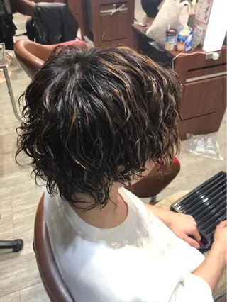 パーマ メンズ 限定クーポン 💕大量更新ブリーチのヘアスタイル