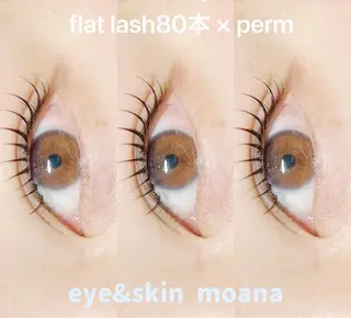 マツエク・マツパ eye &skin moanaのマツエク・マツパデザイン
