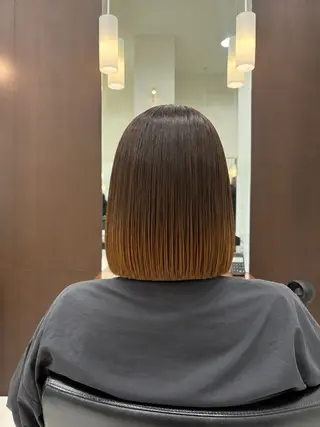 ミディアム パーマ マツオ イヨリのヘアスタイル