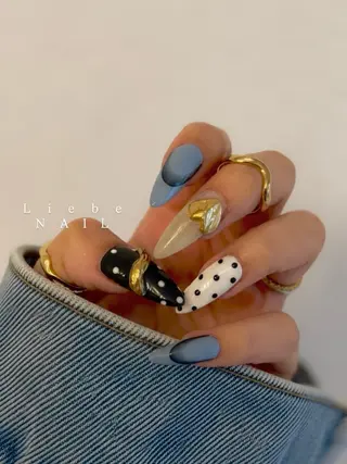 ロング ai .のネイルデザイン