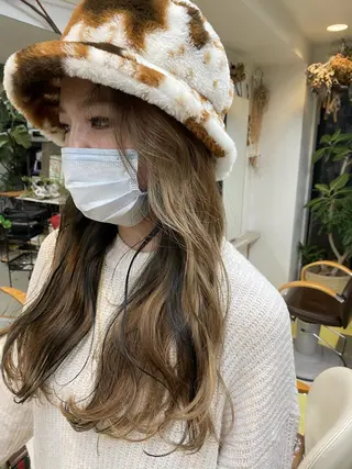 ロング Moca 〰️のヘアスタイル