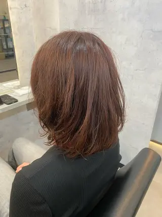 ミディアム ひばりヶ丘美容室 カット石井里佳のヘアスタイル
