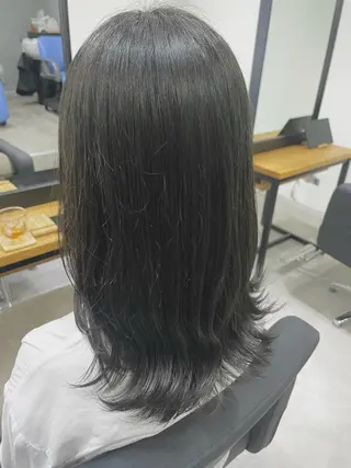 ミディアム anB Bのヘアスタイル