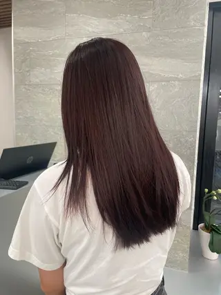 ロング カラー 🩵ツヤツヤ透明感 カラーMIYU🩵のヘアスタイル