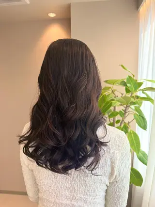 セミロング 阪上 沙織のヘアスタイル
