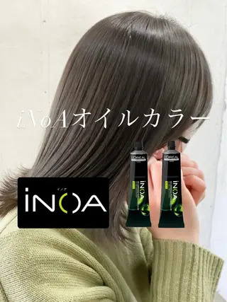 カラー 🍀火曜以外予約⭕ 安藤澪央☘️のヘアスタイル