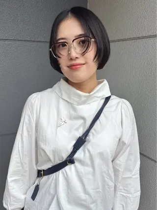 ショート 安藤楓華 fuka andoのヘアスタイル