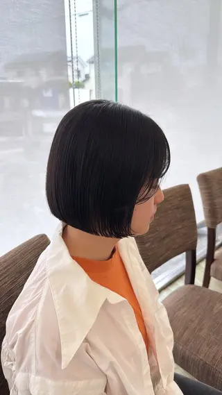 ショート カラー ヘアアレンジ Q-te /艶 💖 スタイル/ mokaのヘアスタイル
