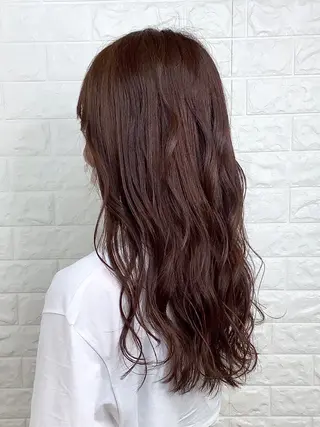 ロング カラー 髪質改善縮毛矯正 美容師✂️山崎竜二のヘアスタイル
