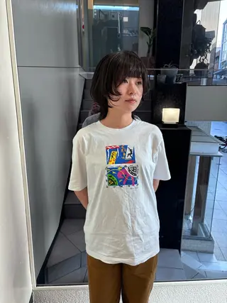 ショート 竹田 佳奈のヘアスタイル