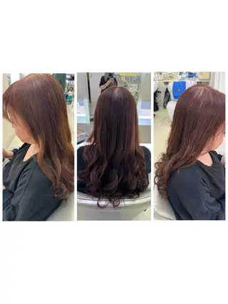 カラー ヘアアレンジ タカハシ リナのヘアスタイル