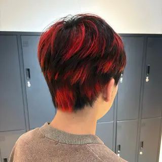 ショート カラー メンズ 🌊メンズ特化🌊パ ーマ/ブリーチ/るきのヘアスタイル