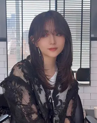 ミディアム カラー 🌫️大人韓国ヘア 🌫️naoyaのヘアスタイル