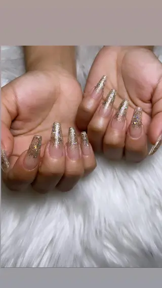 ロング ネイル BELLUNA Mizuki❤︎のネイルデザイン