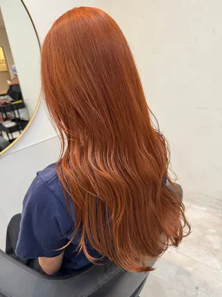 ロング カラー 【透け感カラー】 沖田航祐のヘアスタイル