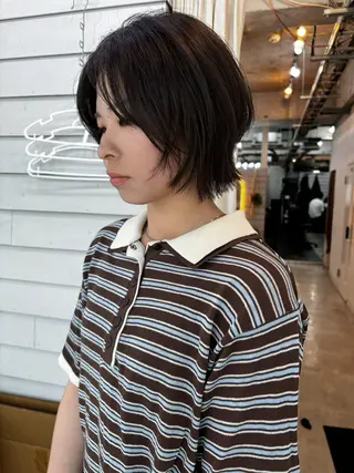ショート カラー GiseL 博多筑紫口店のヘアスタイル