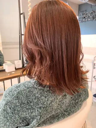 ミディアム カラー Takahashi Yuriのヘアスタイル