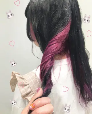 ミディアム カラー 新宿駅近♡個室 ♡関口三都季🌜のヘアスタイル