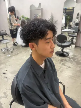 ショート LITA hair メンズ専門野上晃生のヘアスタイル