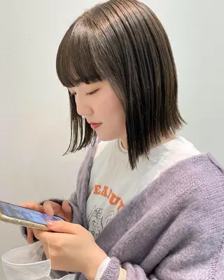 ミディアム mir MIYUのヘアスタイル