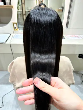 ミディアム 上野 秀のヘアスタイル