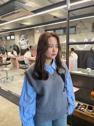 ロング 中江 友哉のヘアスタイル