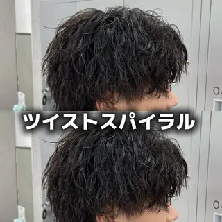 パーマ メンズ メンズパーマ/ メンズ縮毛/佐野友尉のヘアスタイル