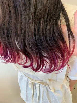 ロング カラー 暖色/ブリーチカラー 🎀 M i k uのヘアスタイル