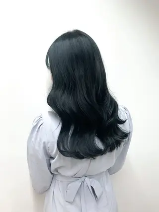 ロング カラー ブリーチなし/カラー 専門店ASOBIのヘアスタイル