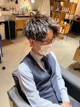 パーマ メンズ メンズ専門 井藤 雅也のヘアスタイル