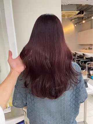 カラー ALIVE 河合優吾のヘアスタイル