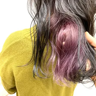 カラー スパイキーパーマ 柏NO1 藤本葉のヘアスタイル