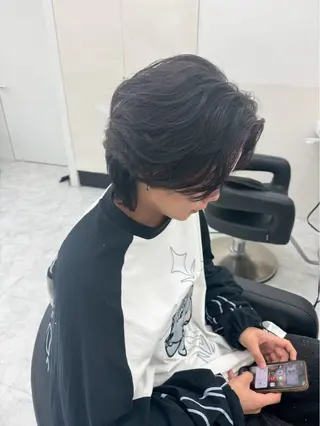 カラー 💫メンズ特化💫 MIU/海外風のヘアスタイル