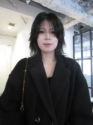 ミディアム カラー yu maのヘアスタイル