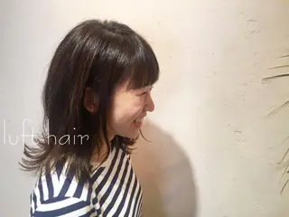 ミディアム むらかみ みかのヘアスタイル