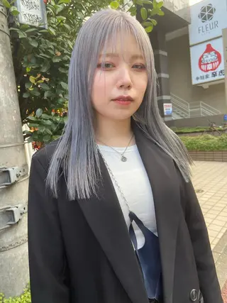 セミロング カラー 松尾太樹 【pia】福岡美容室のヘアスタイル