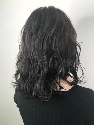 ミディアム カラー Lien 深井店のヘアスタイル