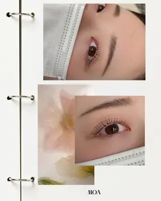 マツエク・マツパ MOA・:*ami eyeを可愛く♡のマツエク・マツパデザイン