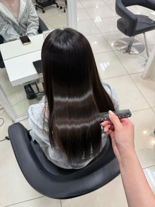 ロング パーマ 透明感ハイトーン/ 艶カラー☾みづきのヘアスタイル