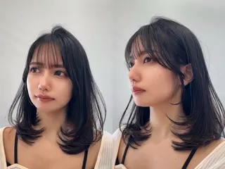 ミディアム ✨髪質改善特化✨副 店長椎葉信乃介のヘアスタイル