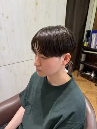 ショート メンズ 溝口 槙里也のヘアスタイル