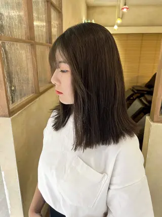 ミディアム ハイトーン/ カラー/めい🎀のヘアスタイル