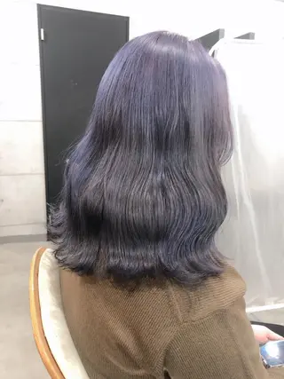 ミディアム カラー パーマ ヘアアレンジ メンズ キッズ ネイル マツエク・マツパ 艶髪育成サロン 京橋 shinのヘアスタイル