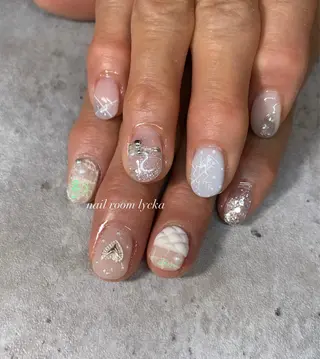 ネイル ネイルルームリッカ 𝐦𝐚𝐲𝐮のネイルデザイン