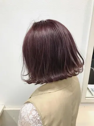 ショート カラー ヘアアレンジ lani ブリーチ /ダブルカラーのヘアスタイル