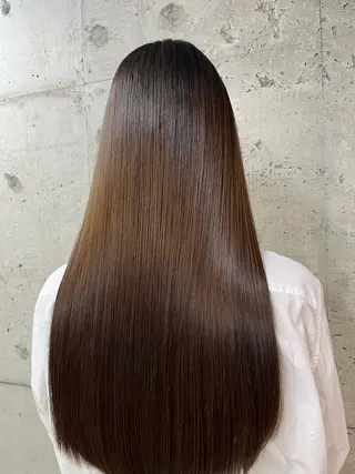 ロング 髪質改善 永田零亜のヘアスタイル