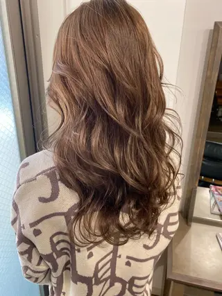 ロング カラー 夜23時まで予約🉑 reverieあきらのヘアスタイル